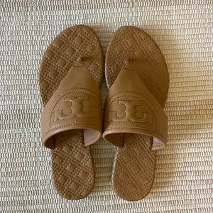 Brown Tory Burch Flats